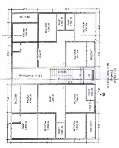 Jayabharath Constructions Cluster Plan from ground to 4th Floor jayabharath-constructions Jayabharath Constructions Cluster Plan from ground to 4th Floor