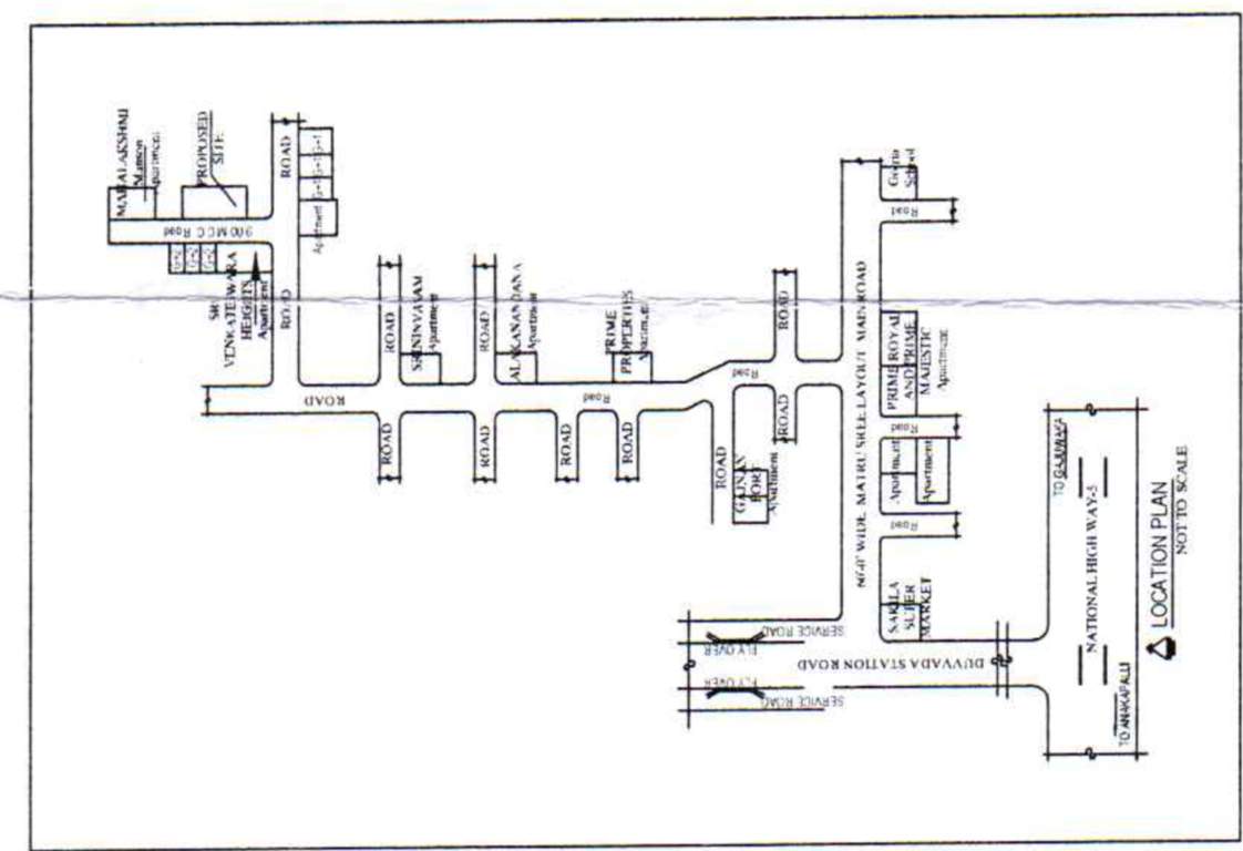  jayabharath constructions Location Plan
