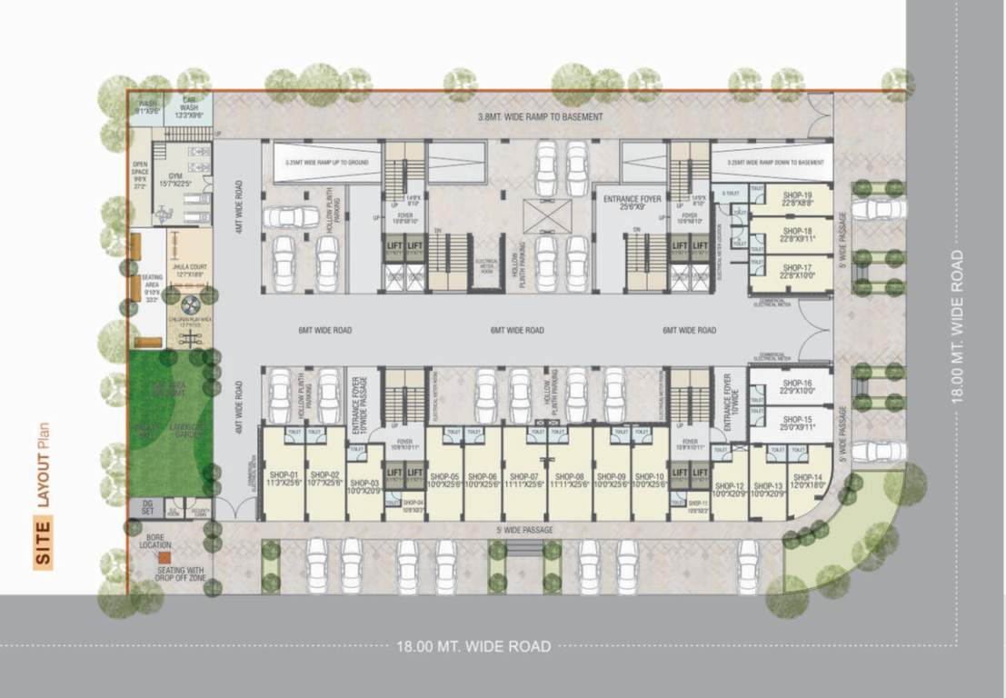  residency Layout Plan