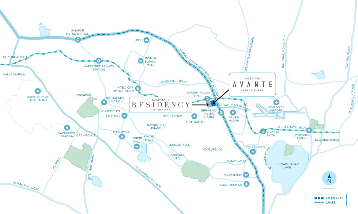  avante Location Plan