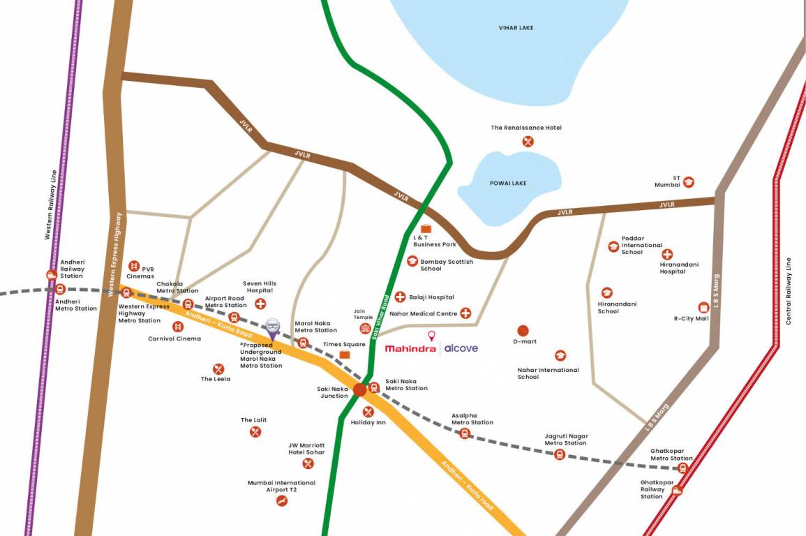 alcove wing d and e Location Plan