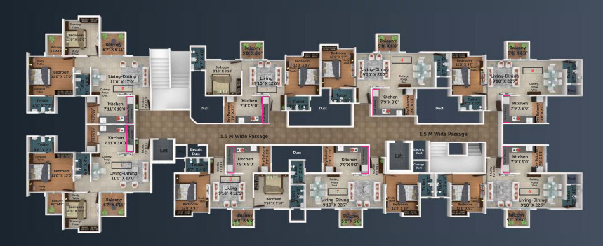  itrend life 2 Tower A Cluster Plan