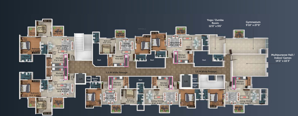  itrend life 2 Tower A Cluster Plan