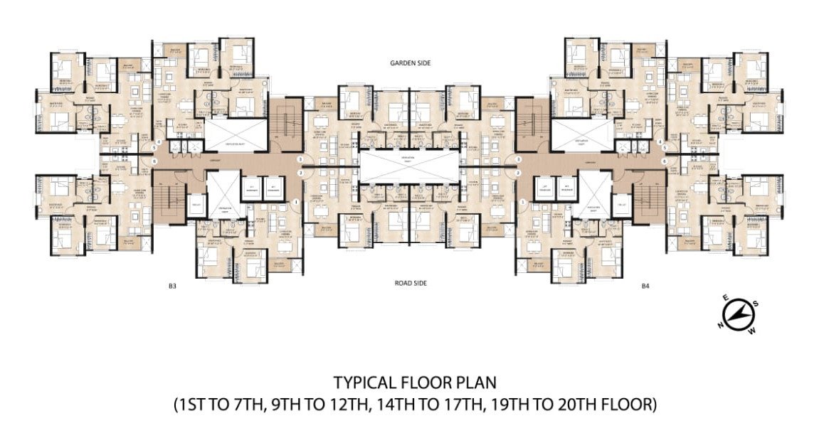  howrah tower b3 and b4 western heights a and b Cluster Plan