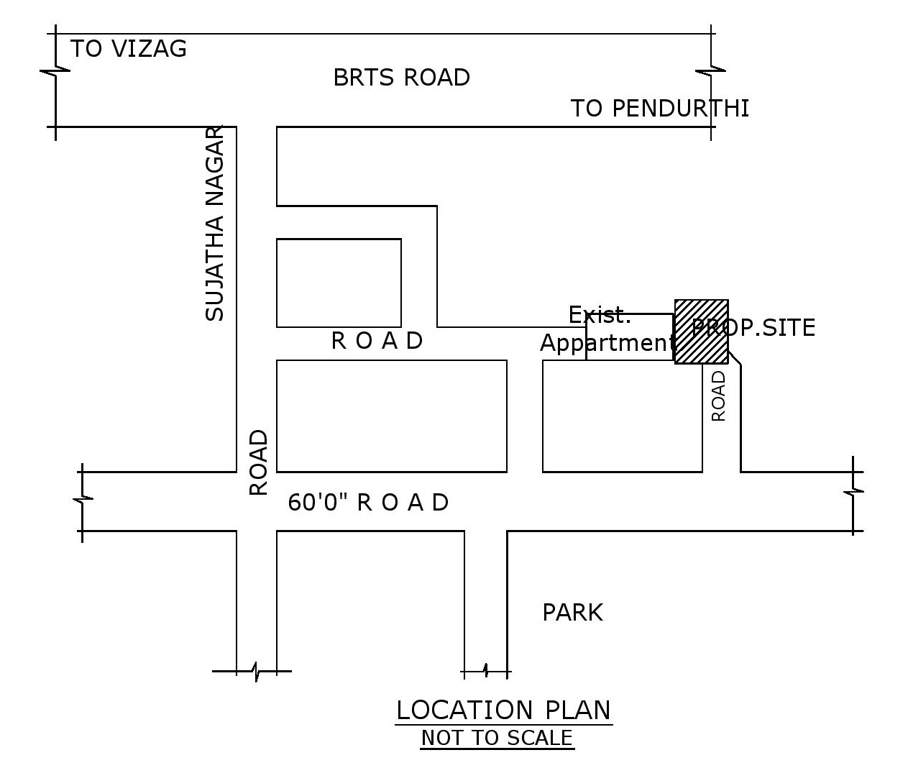  sai gowtham residency Location Plan