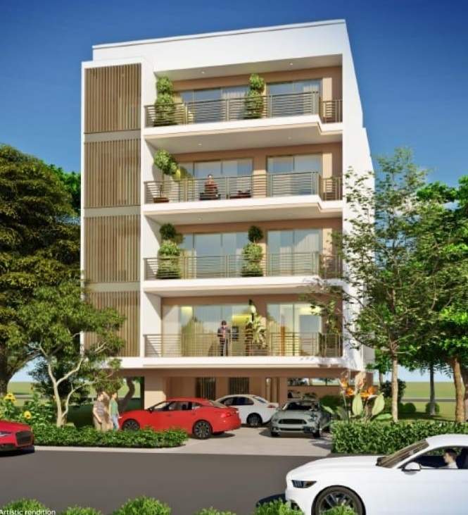  independent floor at dlf garden city Elevation