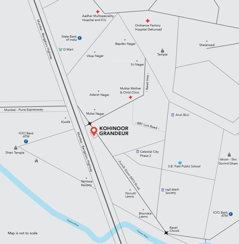  kohinoor-grandeur Location Plan