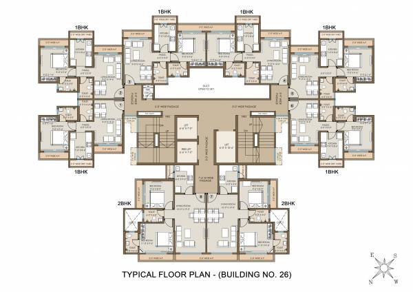  virar-gardens-phase-2 Building Number 24 Cluster Plan