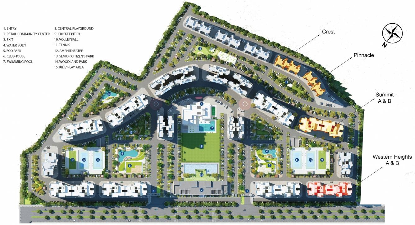  joyville howrah tower b6 b7 summit a and b Master Plan