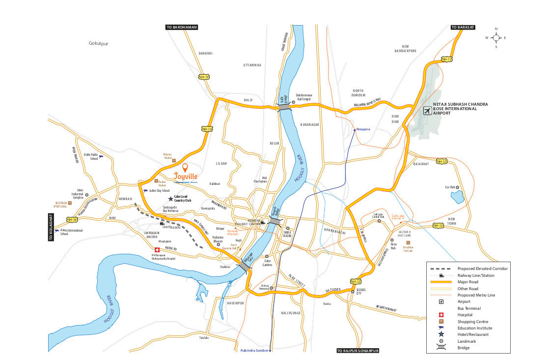  howrah tower a2 crest Location Plan
