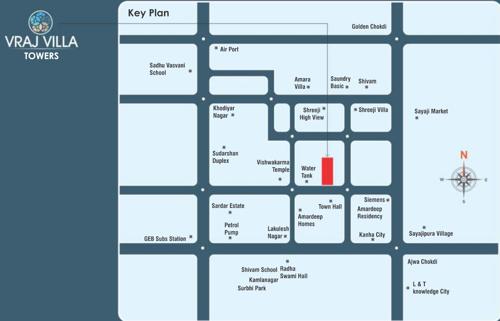 Location Plan vraj-villa-tower-a-and-b Location Plan
