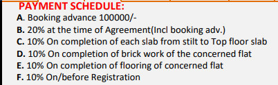 vaibhava Construction Linked Payment (CLP)