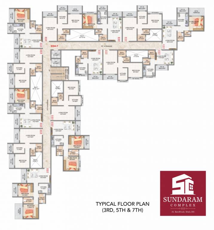  complex Tower A Cluster Plan