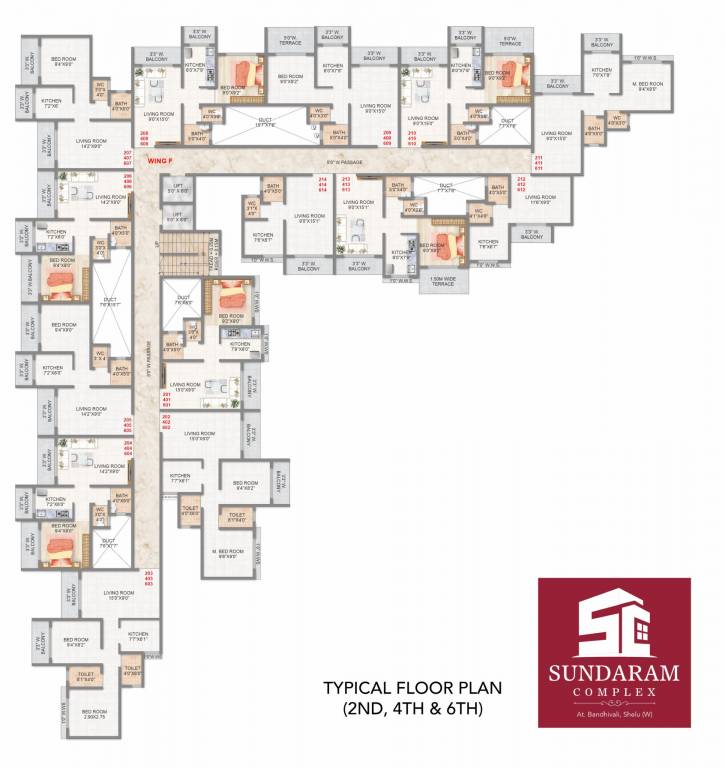  complex Tower A Cluster Plan