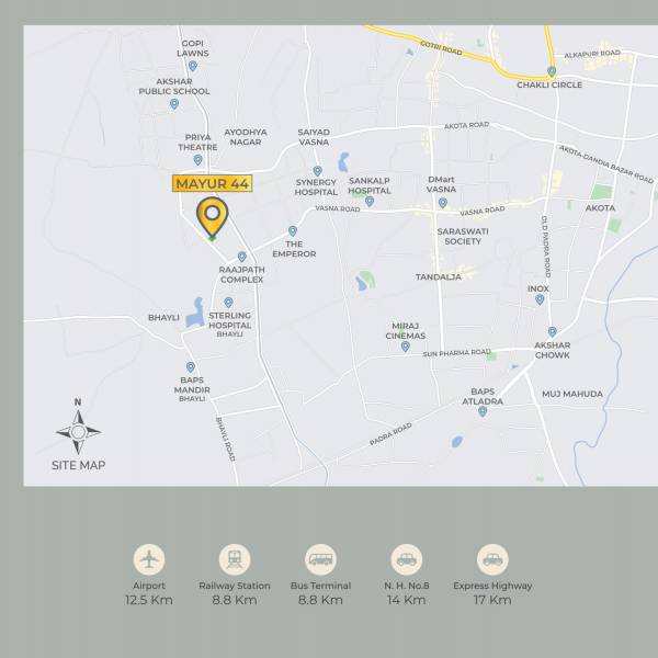  mayur-44 Location Plan