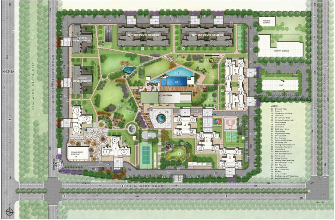  serenity sohna Master Plan