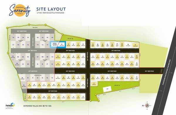 nandan-serenity Layout Plan