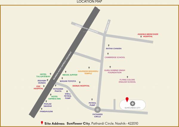  sunflower-city Location Plan