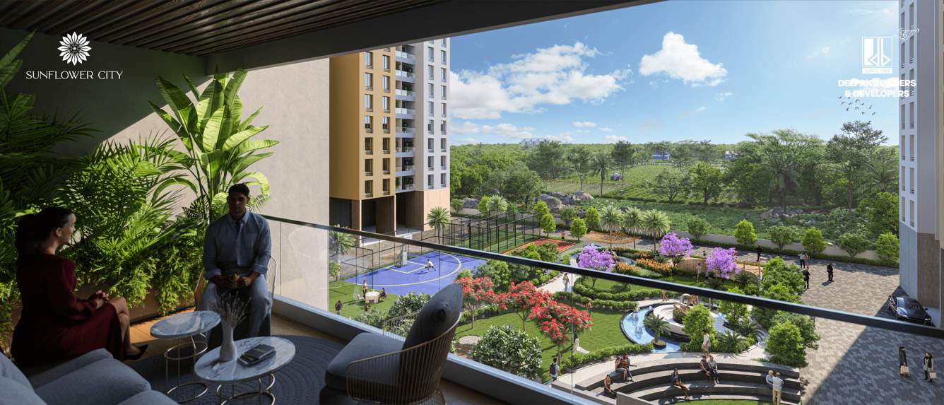  sunflower city Balcony