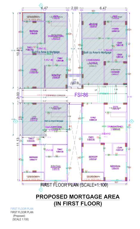 lake front block 17 Lake Front Block 17 Cluster Plan from 1st to 6th Floor