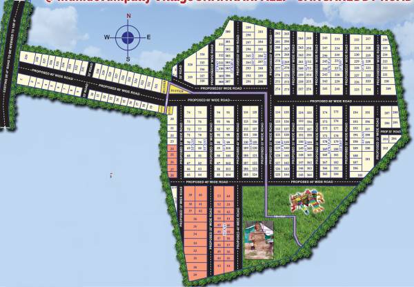  sree-shankarpally-hills Layout Plan
