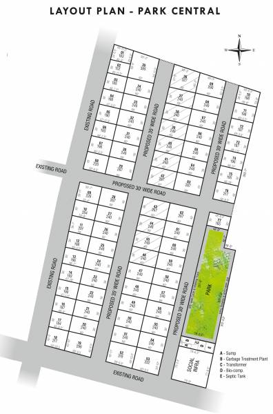  park-central Layout Plan