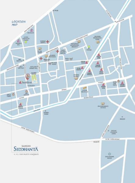  siddhanta Location Plan