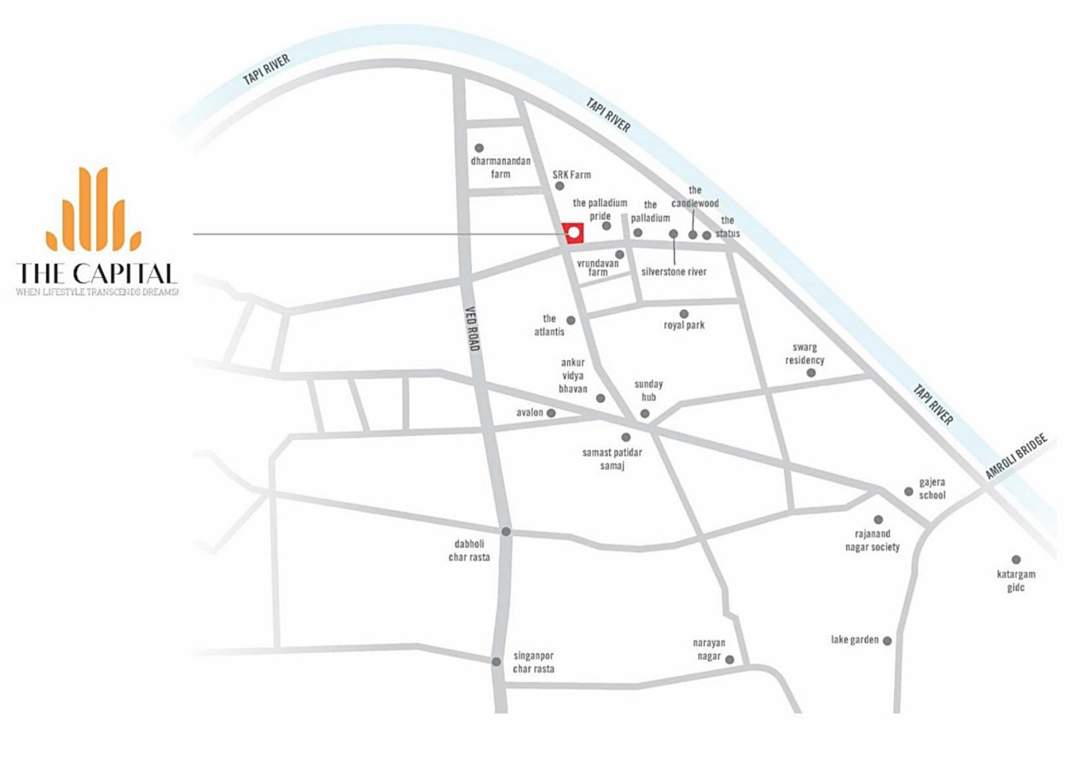  the capital phase 1 Location Plan