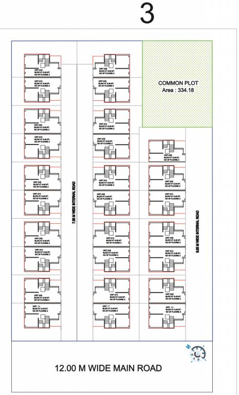 bungalows Cluster Plan