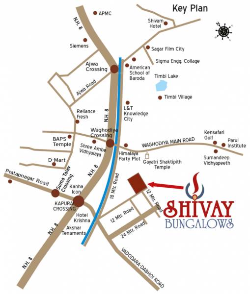  bungalows Location Plan