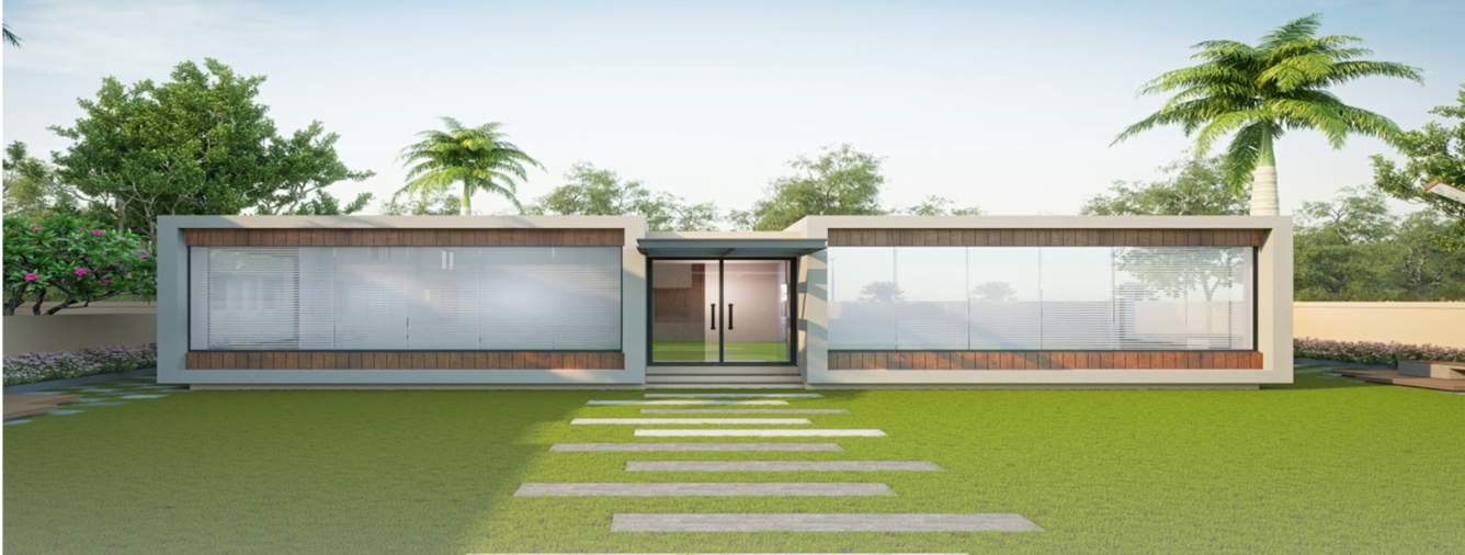 bungalows Landscape Garden and Tree Planting