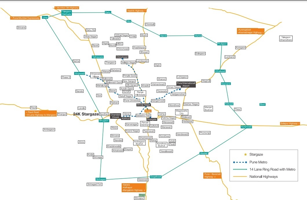  24 k stargaze Location Plan