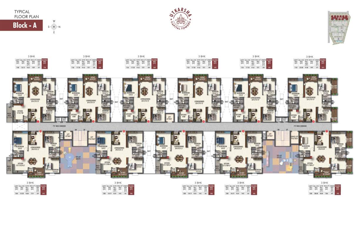  capital towers Tower A Cluster Plan