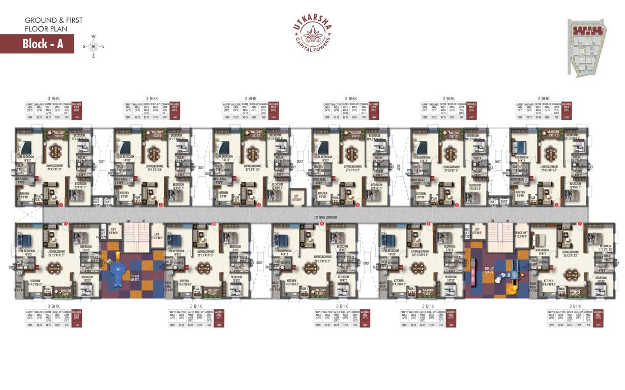  capital towers Tower A Cluster Plan