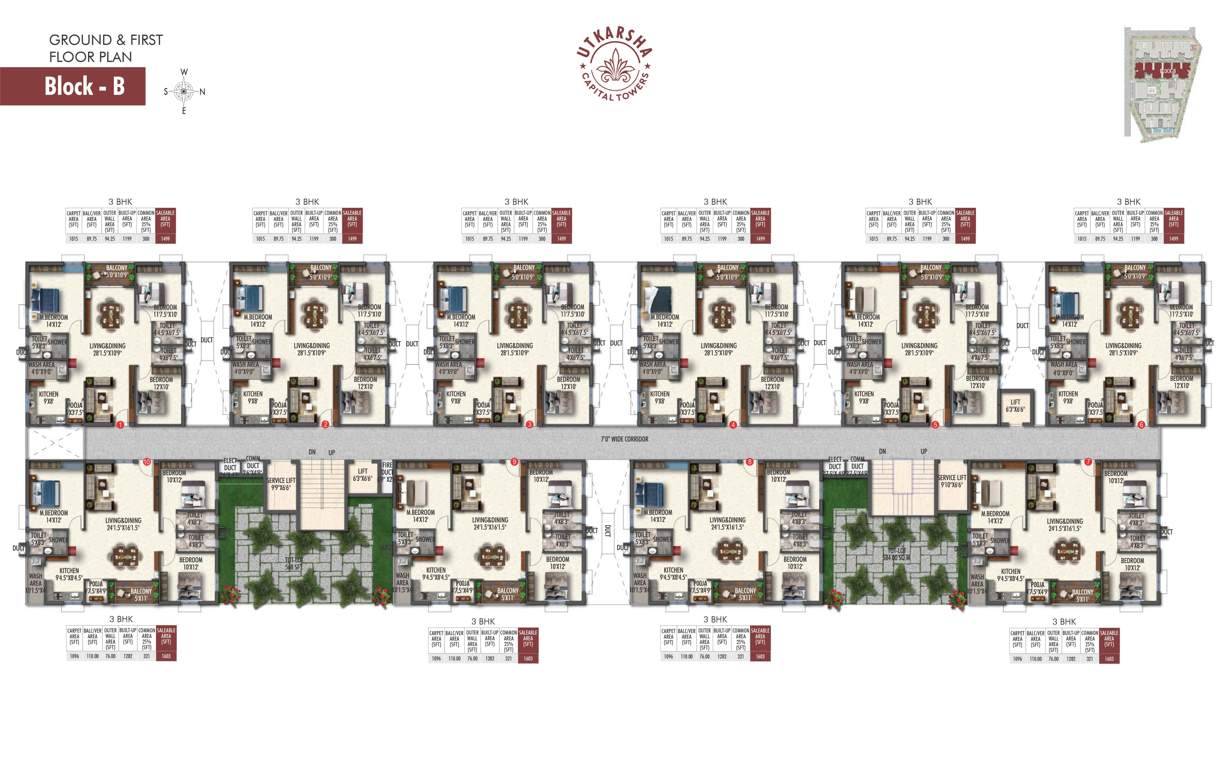  capital towers Tower B Cluster Plan