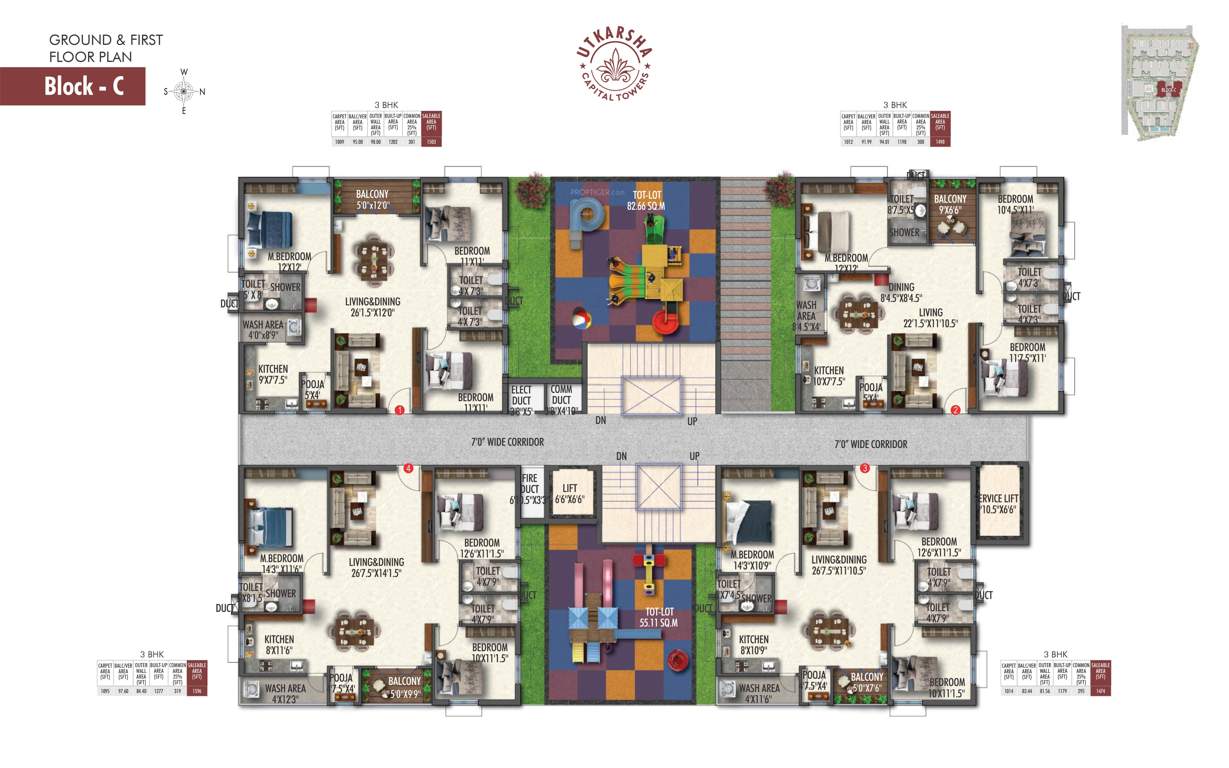  capital towers Tower C Cluster Plan