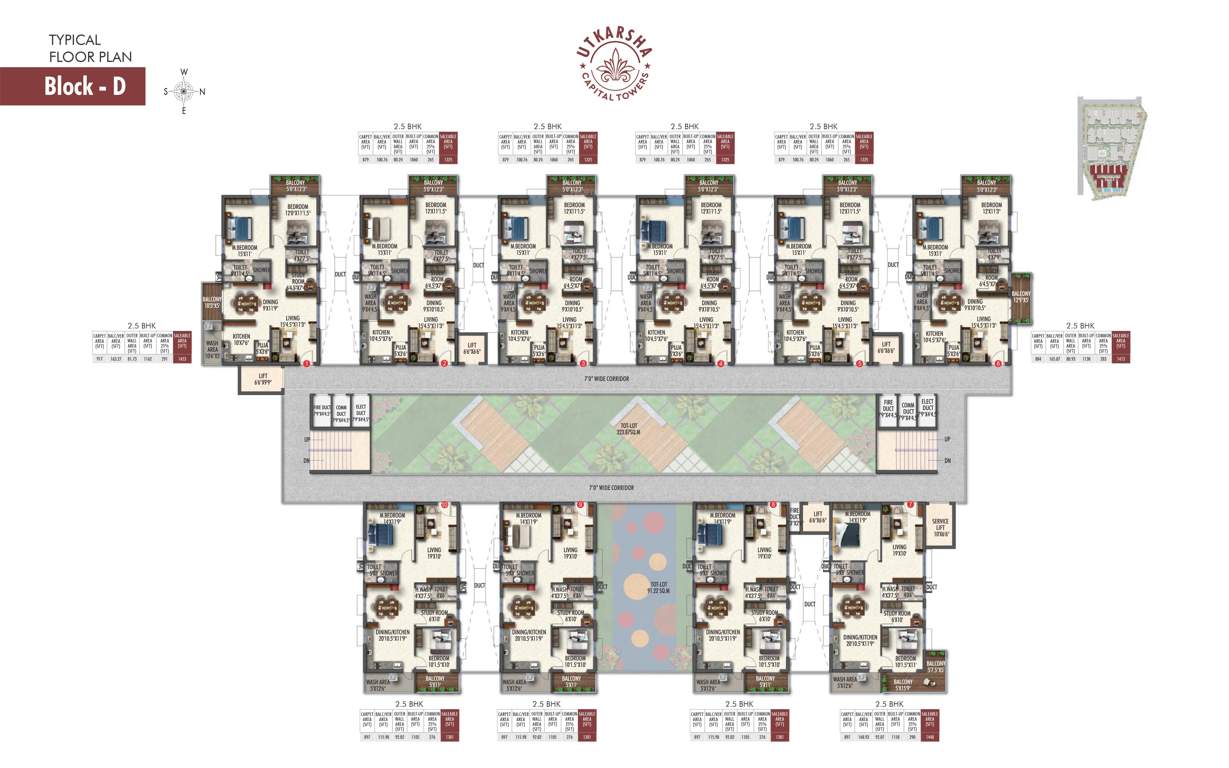  capital towers Tower D Cluster Plan