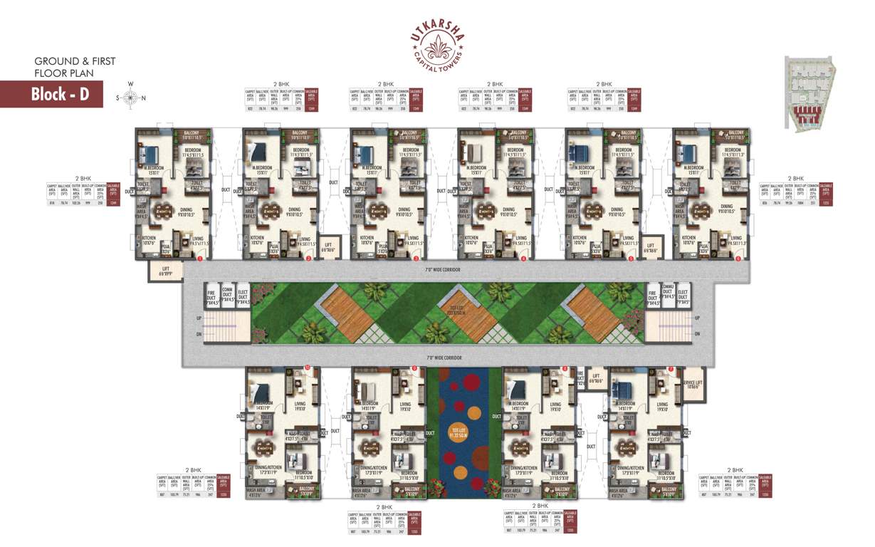  capital towers Tower D Cluster Plan