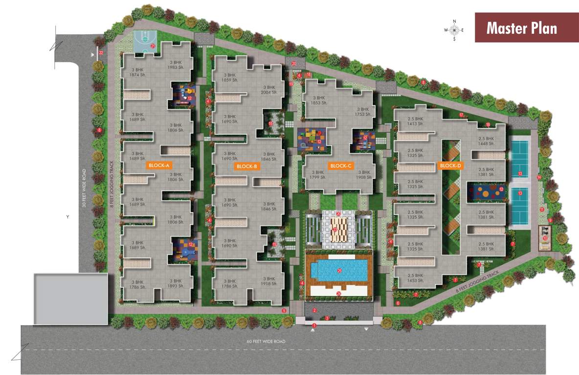  capital towers Layout Plan