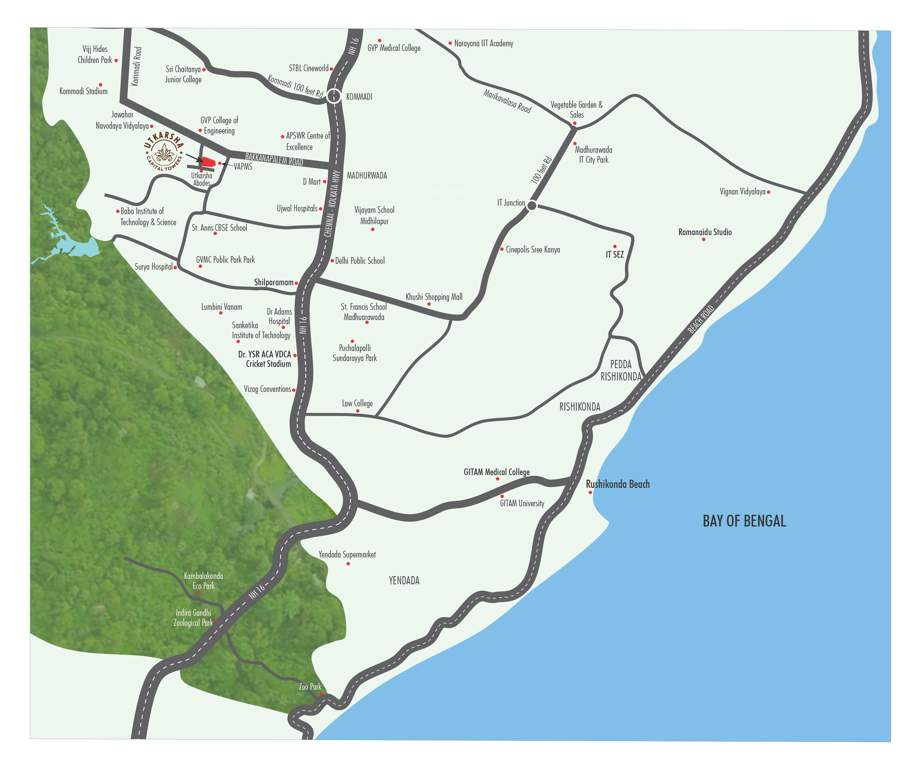  capital towers Location Plan