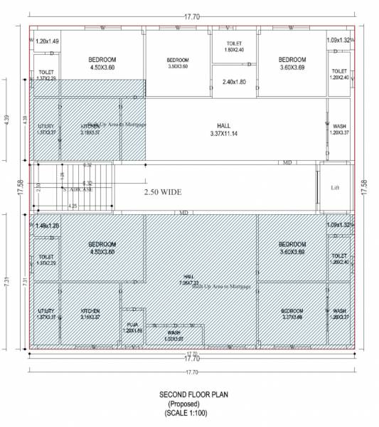  nest Nest Cluster Plan from 2nd to 5th Floor