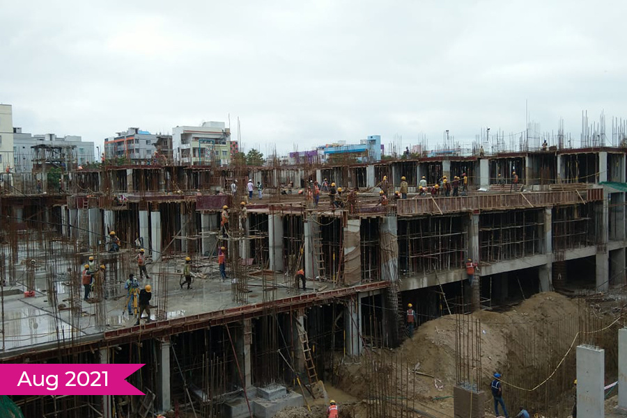  one harmony Construction Status Aug 21