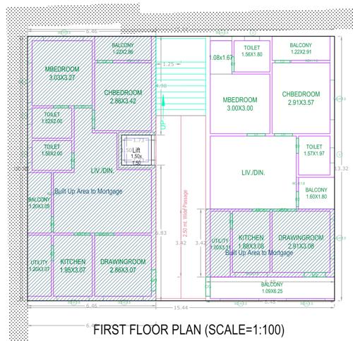  omkar-heights Omkar Heights Cluster Plan from 1st to 5th Floor