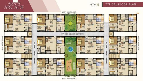  arcade Arcade Cluster Plan from ground to 5th Floor