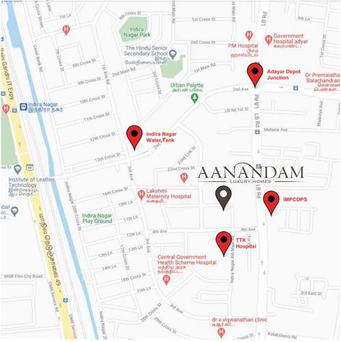 aanandam-luxury-homes Location Plan