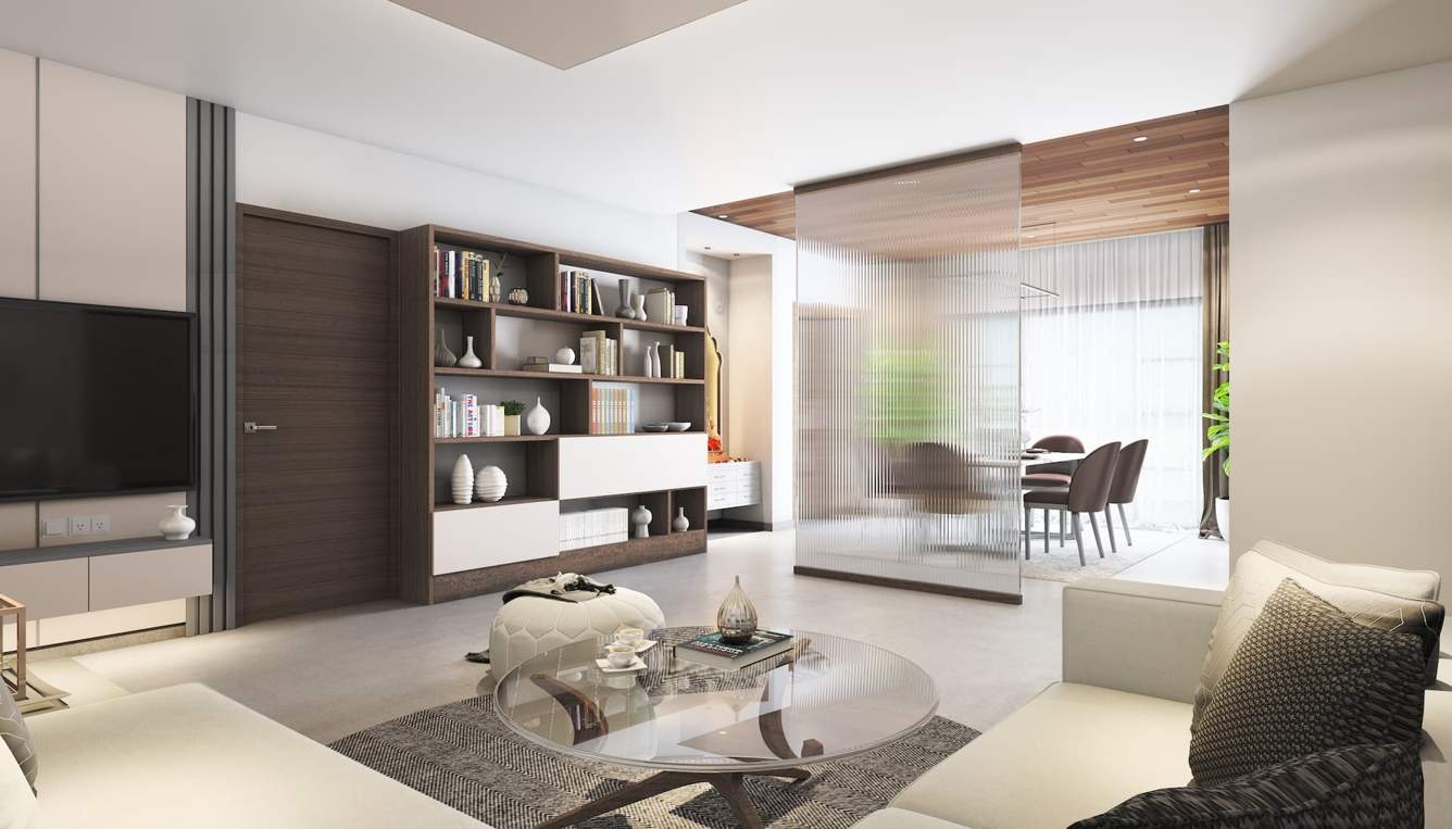  aanandam luxury homes Living Area