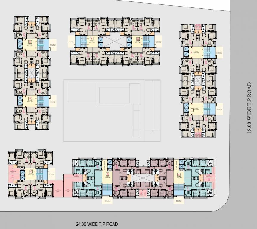  empire evok Block A,B,C,D,E,F,G,H,I Cluster Plan For Typical