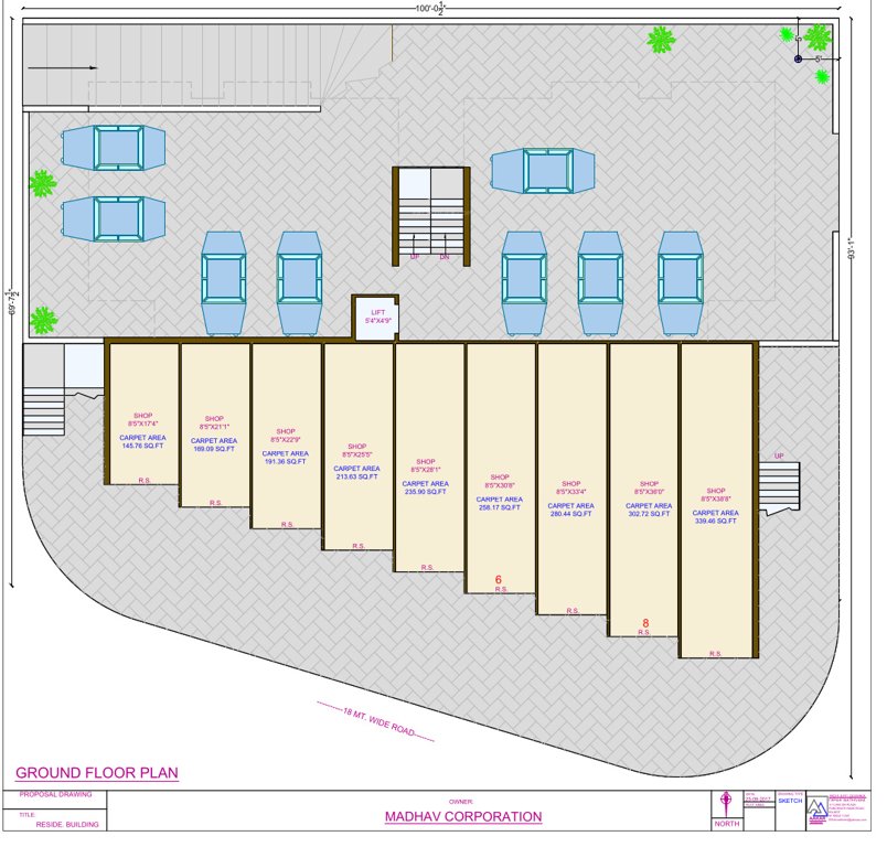 akshar avenue Tower A Cluster Plan