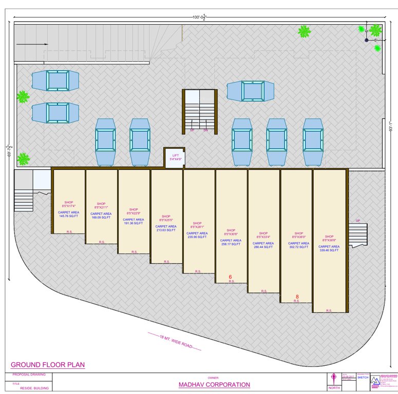 akshar avenue Tower A Cluster Plan