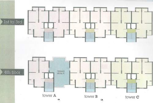 Tower A Cluster Plan vikas-hill-view Tower A Cluster Plan